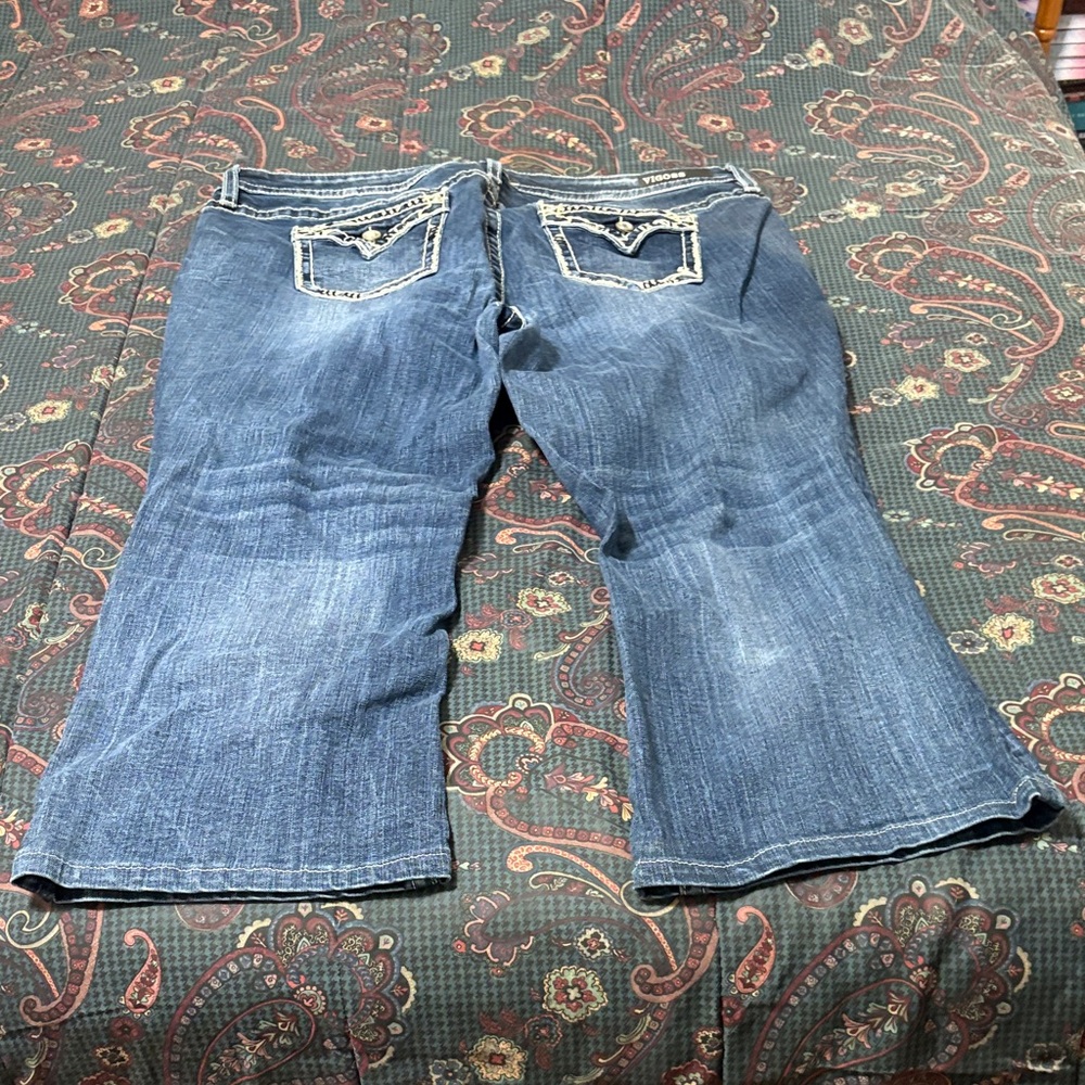 Vigoss Men's Bootcut Jeans in Classic Blue